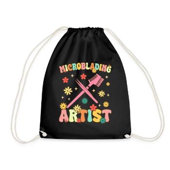 Groovy Lash Artist Lash Tech Eyelashes - Drawstring Bag - black - Front