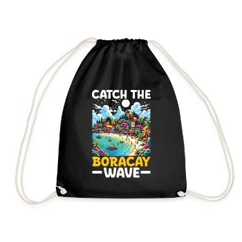 Boracay Philippines Vacances d’été Boaracay Beach - Sac de sport léger - noir - Devant