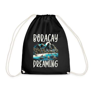 Boracay Philippines Vacances d’été Boaracay Beach - Sac de sport léger - noir - Devant