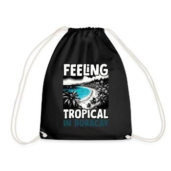 Boracay Philippines Summer Vacation Boaracay Beach - Drawstring Bag - black - Front