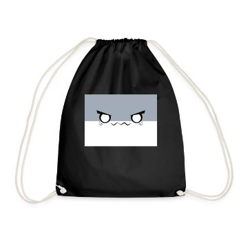 Sacambaspi's Ancient Fish Meme Demonic - Drawstring Bag - black - Front