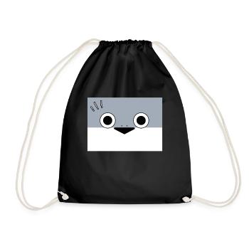Sacambaspis Poisson ancien Meme Caution - Sac de sport léger - noir - Devant