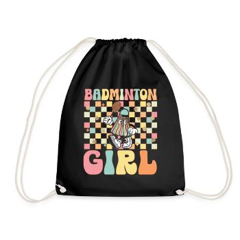Badminton Fille Groovy Joueur - Sac de sport léger - noir - Devant