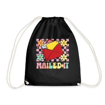 Dispatched Postal Service Postal Employee Letter Carriers - Drawstring Bag - black - Front