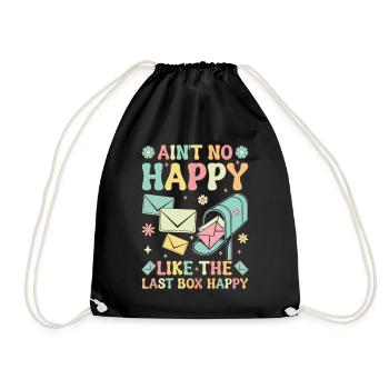 Postal Service Postal Worker Postman The Last Bo - Drawstring Bag - black - Front
