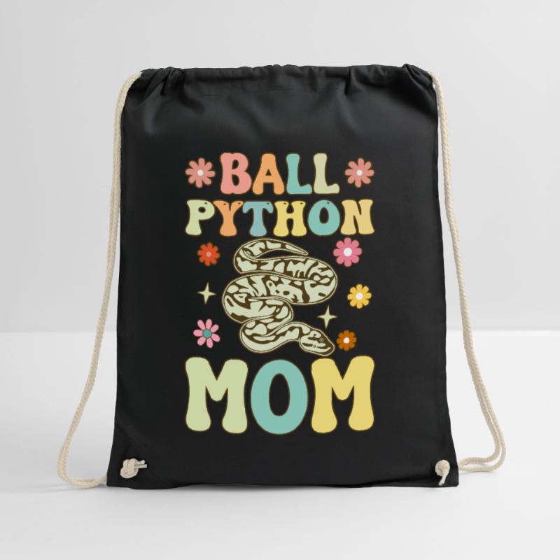 Kugelpython-Mama Groovy Snake Mama Turnbeutel