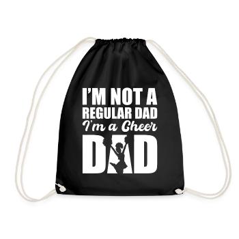 I'm Not A Regular Dad I'm A Cheer Dad - Turnbeutel - Schwarz - Vorne