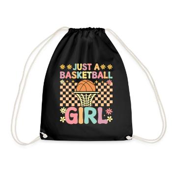 Juste une joueuse de basket-ball groovy - Sac de sport léger - noir - Devant