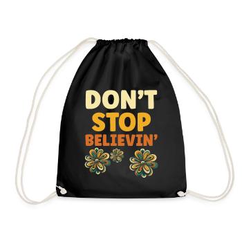 Lyrics Music Lovers Songwriters Music Festival - Drawstring Bag - black - Front