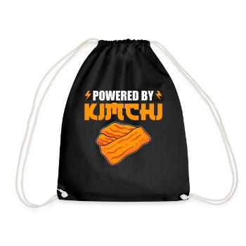Powered By Kimchi Kimchi-Liebhaber - Turnbeutel - Schwarz - Vorne