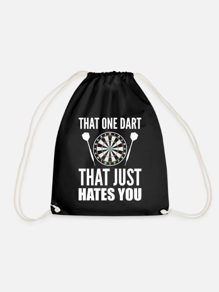 That One Dart That Just Hates You Dart-Meister - Turnbeutel - Schwarz