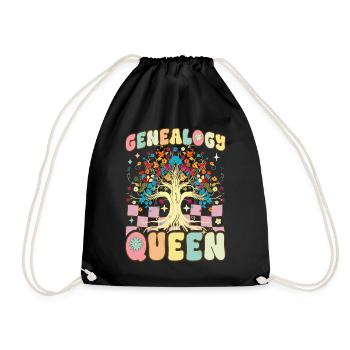 Généalogie Reine Généalogiste Groovy Ascendance - Sac de sport léger - noir - Devant