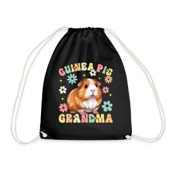 Cochon d’Inde Granny Groovy Cochon d’Inde - Sac de sport léger - noir - Devant