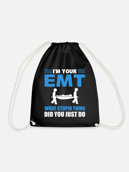 EMT Sanitäter - Turnbeutel - Schwarz