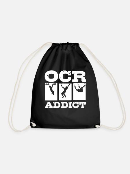 Lustiger OCR-Läufer Athlet - Turnbeutel - Schwarz