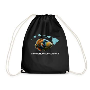Humuhumunukunukuapua’a Pousseur de récif hawaïen - Sac de sport léger - noir - Devant
