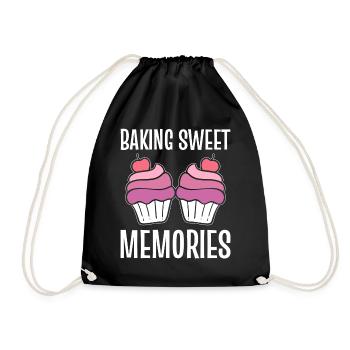 Baking Sweet Memories Konditor - Turnbeutel - Schwarz - Vorne