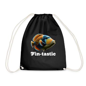 Baliste de récif hawaïen Humuhumunukunukuapua’a - Sac de sport léger - noir - Devant