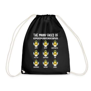 Humuhumunukunukuapua’a Pousseur de récif hawaïen - Sac de sport léger - noir - Devant