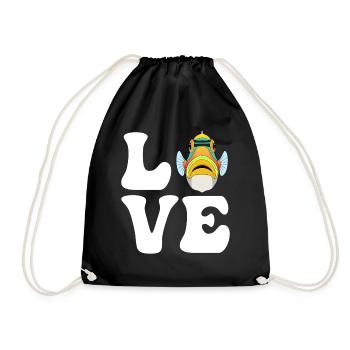Humuhumunukunukuapua’a Pousseur de récif hawaïen - Sac de sport léger - noir - Devant