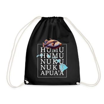 Humuhumunukunukuapua’a Pousseur de récif hawaïen - Sac de sport léger - noir - Devant