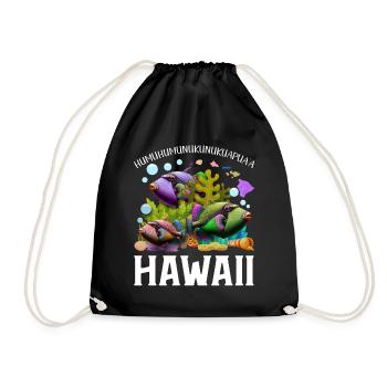 Humuhumunukunukuapua’a pousseur de récif hawaïen - Sac de sport léger - noir - Devant