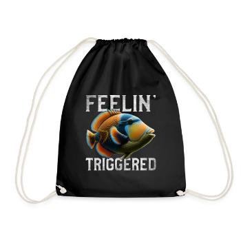 Humuhumunukunukuapua’a Pousseur de récif hawaïen - Sac de sport léger - noir - Devant