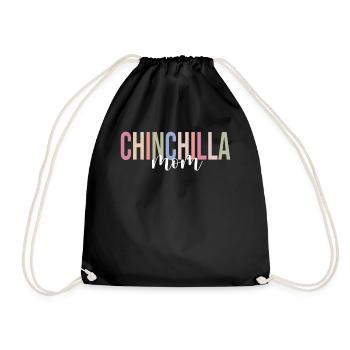 Amoureuse des chinchillas - Sac de sport léger - noir - Devant