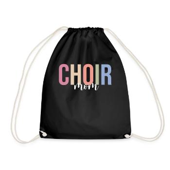 Singer Choir singer Musician - Drawstring Bag - black - Front