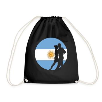 Tango Argentina Tangolehrer - Turnbeutel - Schwarz - Vorne