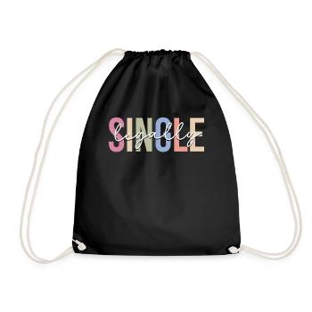 Divorce Newly divorced divorced - Drawstring Bag - black - Front