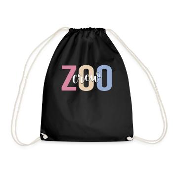 Zookeeper Pet Shop - Drawstring Bag - black - Front