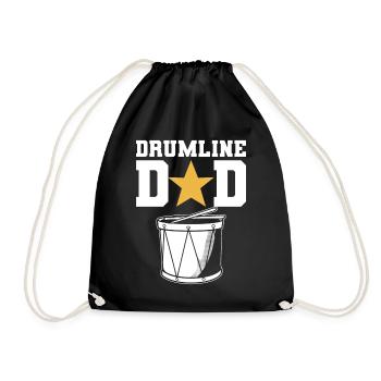 Drum Line Dad Schlagzeugspieler - Turnbeutel - Schwarz - Vorne