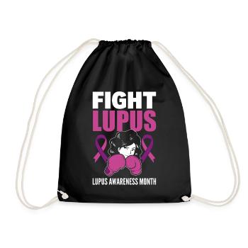 Fight Lupus Lupus Awareness Month Immunologe - Turnbeutel - Schwarz - Vorne