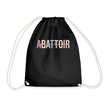 Travail de contremaître - Sac de sport léger - noir - Devant