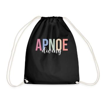 Freediving Freediving Scuba Diving - Drawstring Bag - black - Front
