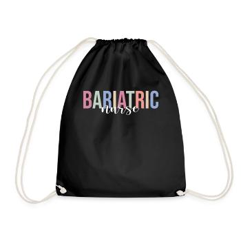 Nurse RN - Drawstring Bag - black - Front