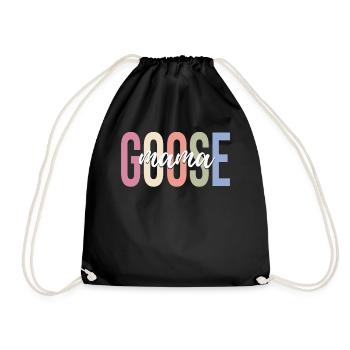 Canard d’oie - Sac de sport léger - noir - Devant