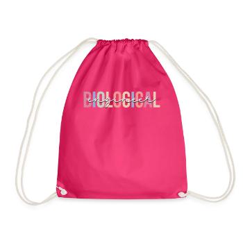 Technology - Drawstring Bag - fuchsia - Front