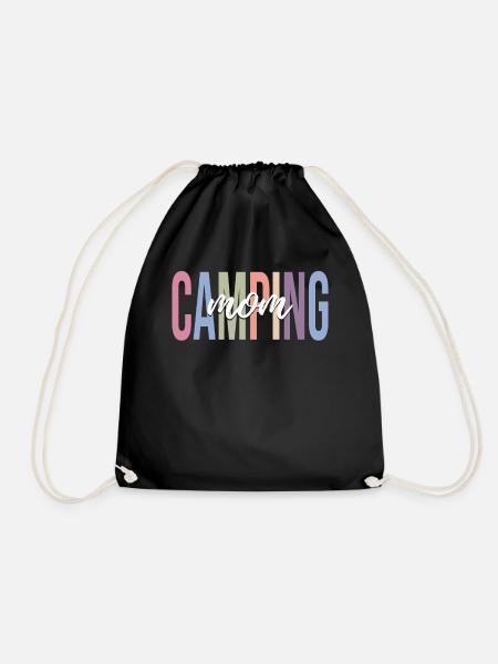 Camping Mom Rv Camper Frauen Camping - Turnbeutel - Schwarz