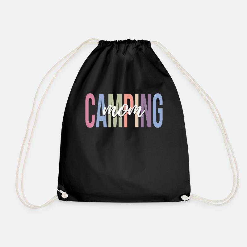 Camping Mom Rv Camper Frauen Camping - Turnbeutel - Schwarz