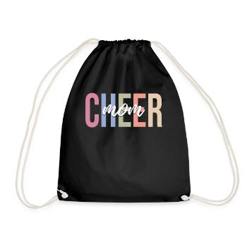 Pom-pom girl féminine pom-pom girl - Sac de sport léger - noir - Devant