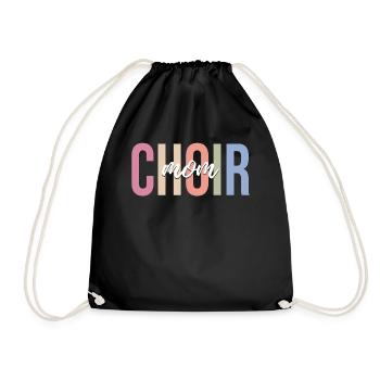 Singer Choir singer Musician - Drawstring Bag - black - Front