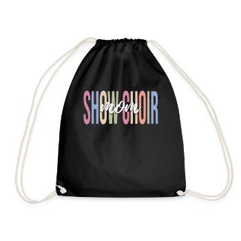 Singer Choir singer Musician - Drawstring Bag - black - Front