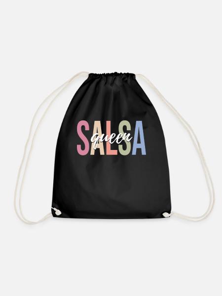 Salsa-Tänzerin Salsa-Tanz Tanzen - Turnbeutel - Schwarz
