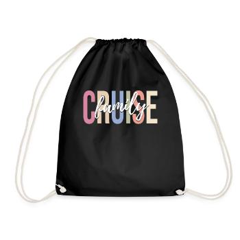 Croisière Vacances Croisière Bateau de croisière - Sac de sport léger - noir - Devant