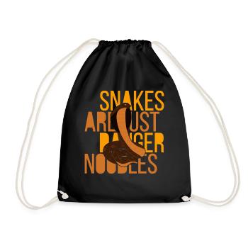 Les serpents ne sont que des nouilles de danger Les serpents sont un danger n - Sac de sport léger - noir - Devant