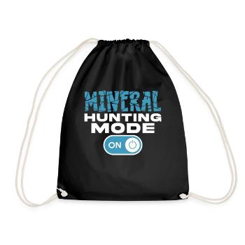 Chasse aux roches Chasseur de minéraux - Sac de sport léger - noir - Devant
