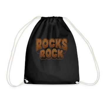 Chasse aux roches Chasseur de minéraux - Sac de sport léger - noir - Devant