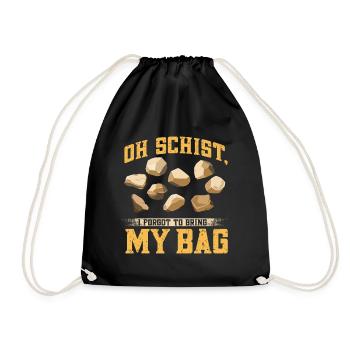 Rock Hunting Mineral Hunter - Drawstring Bag - black - Front